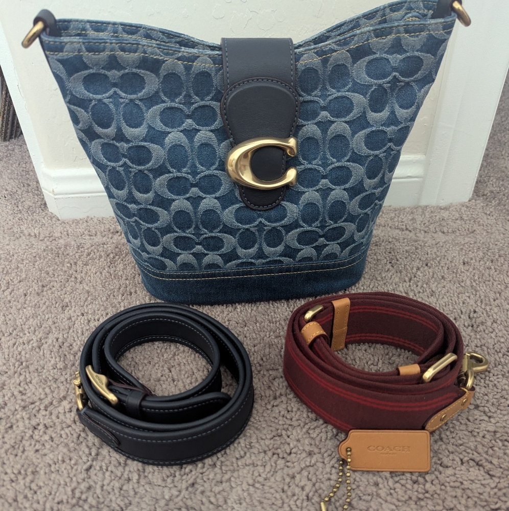 Coach Tali Bucket Bag in Signature Denim